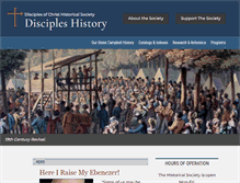Tablet Screenshot of discipleshistory.org